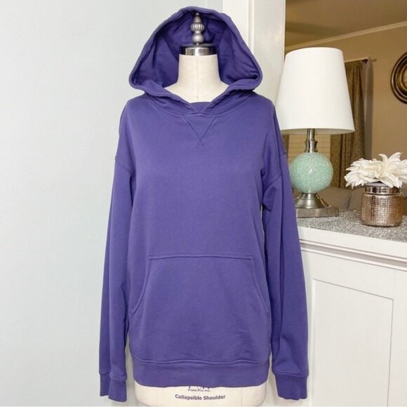 Lululemon All Yours Hoodie Terry Cloth Sweatshirt Purple Midnight Orchid 8 - Picture 3 of 13
